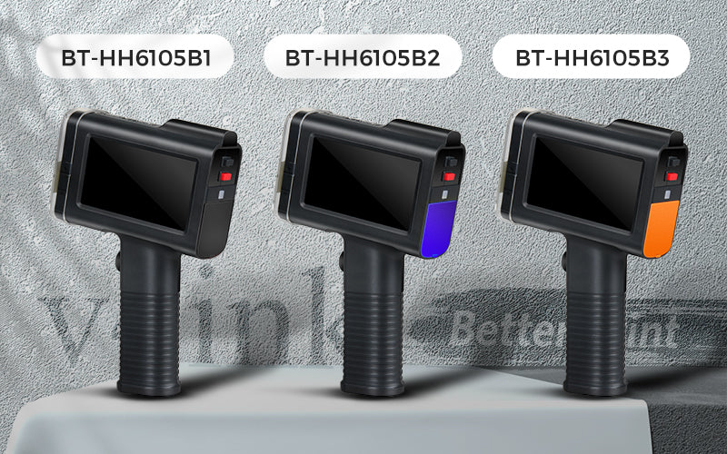 User Guide | Difference between v4ink BT-HH6105B Series handheld coding printers