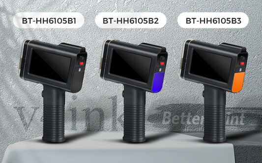 User Guide | Difference between v4ink BT-HH6105B Series handheld coding printers
