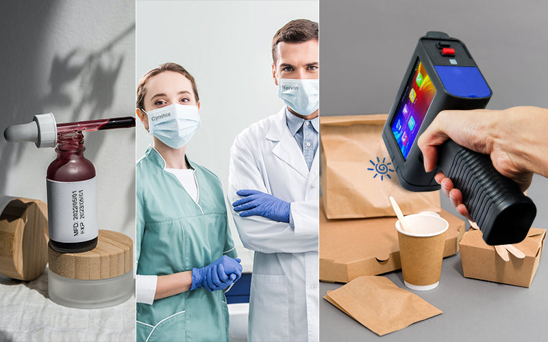 How Do v4ink Handheld Printers Work in Food Packaging, Healthcare and Skincare Industry?