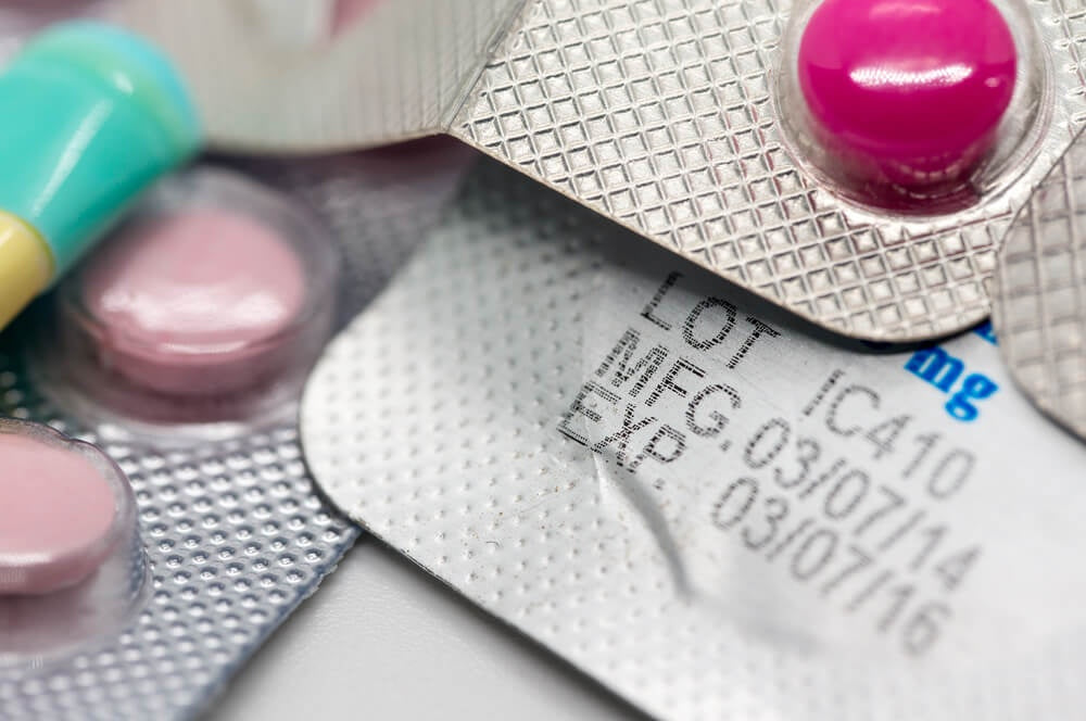 Expiration date on pill tablets
