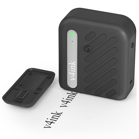 v4ink BENTSAI B10 Mini Portable Inkjet Printer - Black