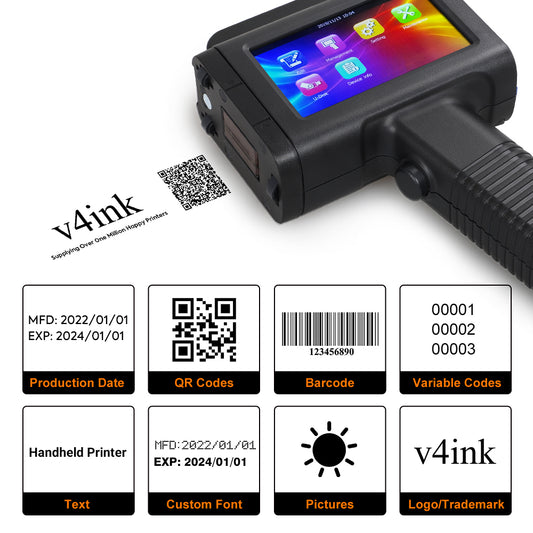 Printing capability of v4ink B35 portable printer