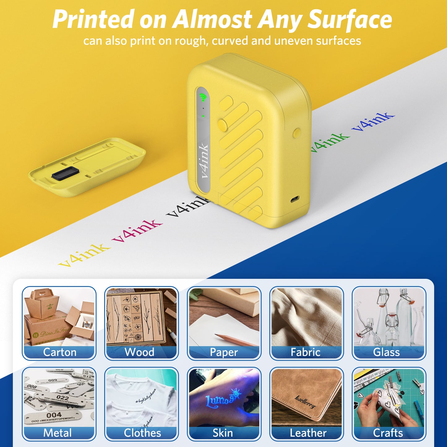 Applicable printing materials for B10 mini portable printer